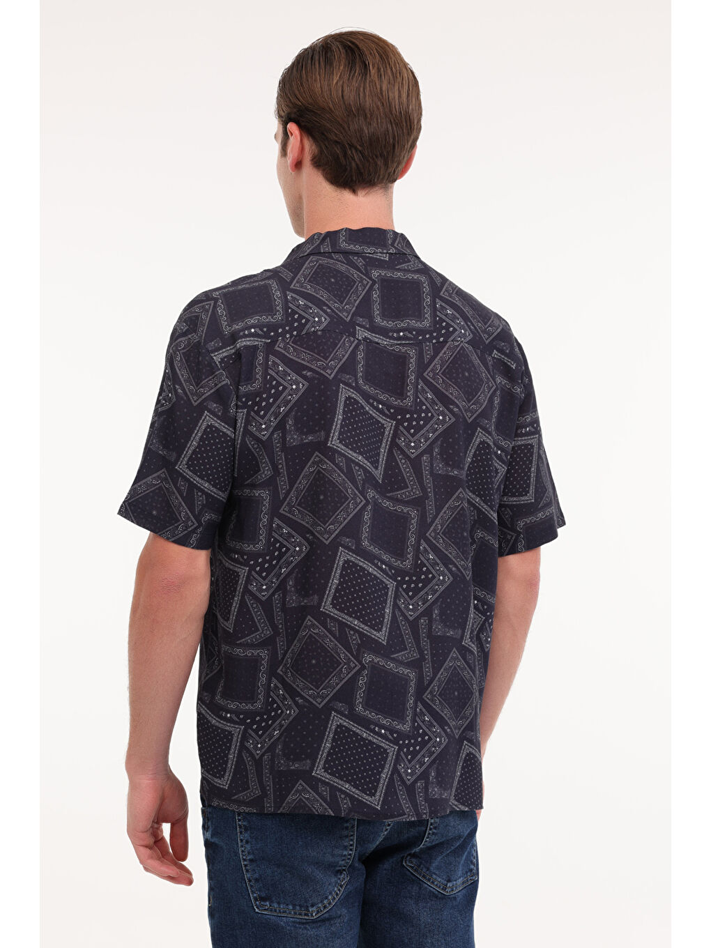 ML ELIUS 61NS-71 5FX Lacivert Erkek Gömlek-1