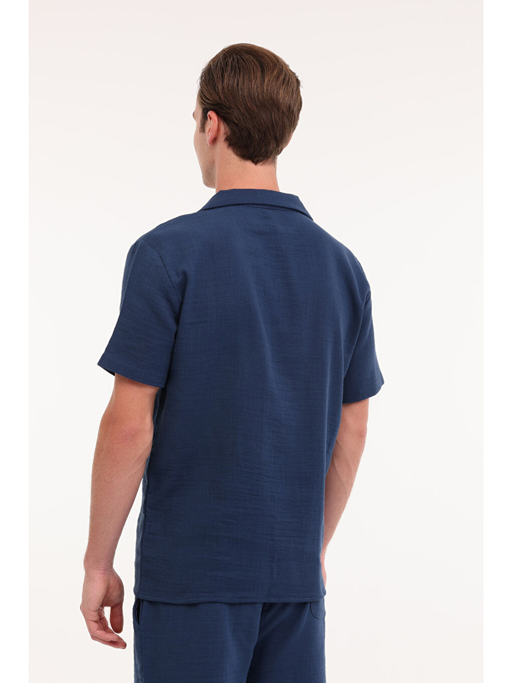 ML RASKOL 61HL103 5FX Lacivert Erkek Gömlek-3