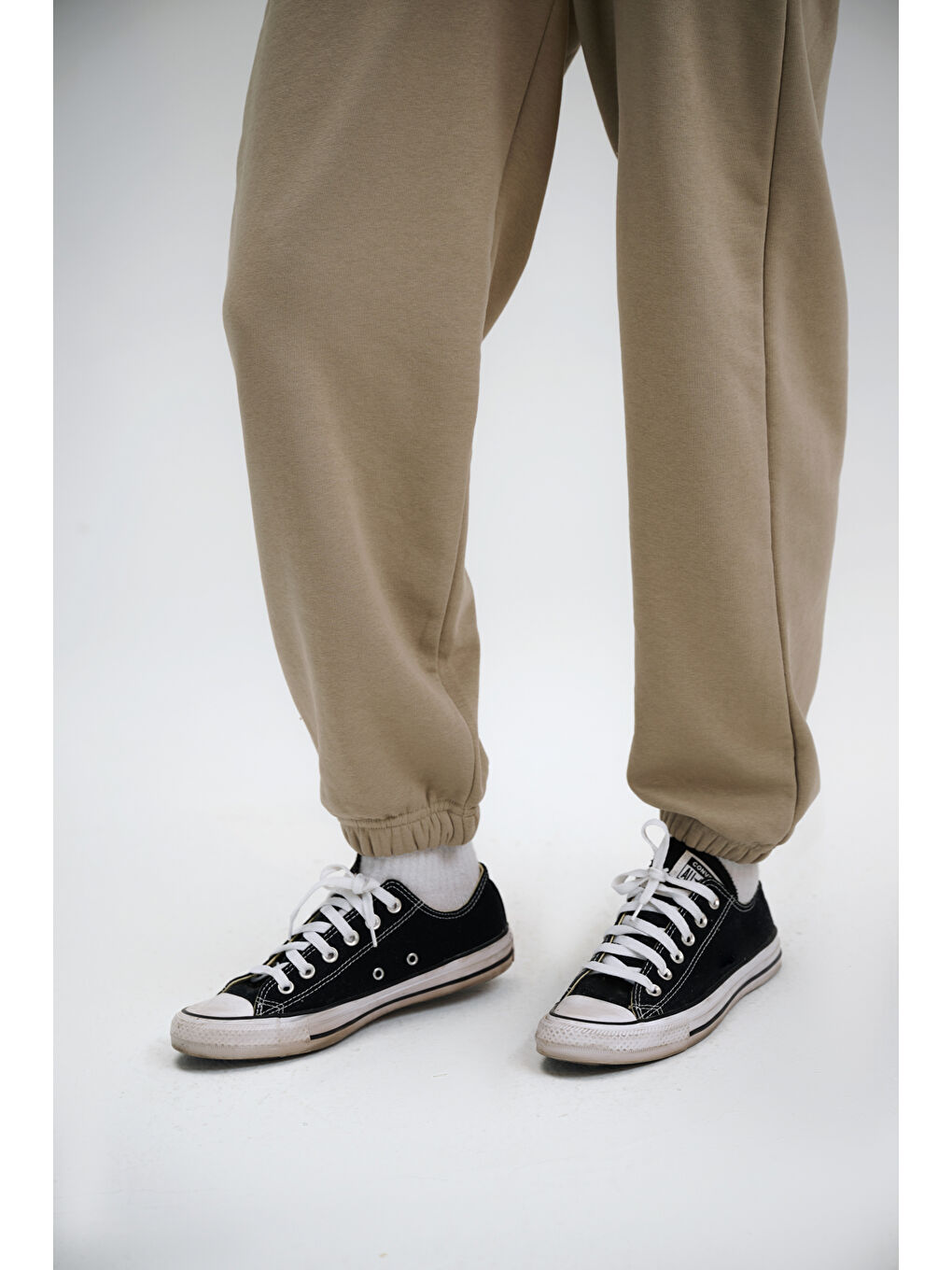 Bej Kadın Timeless Jogger Vizon Eşofman Altı-2