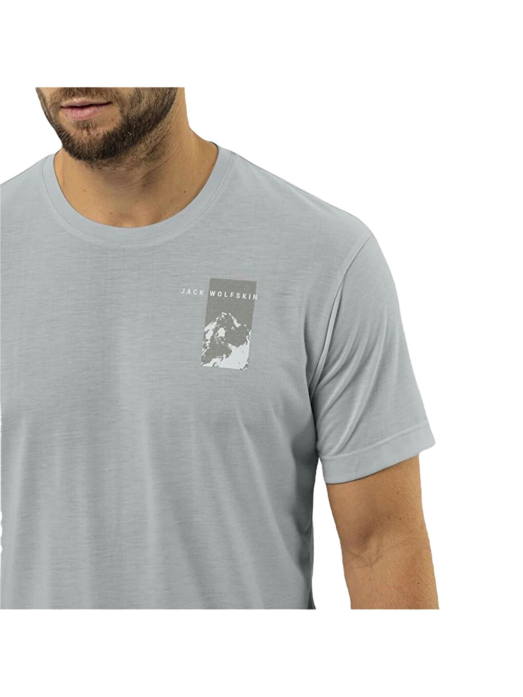 Gri Vonnan S/s Graphic T Erkek Tişört-2