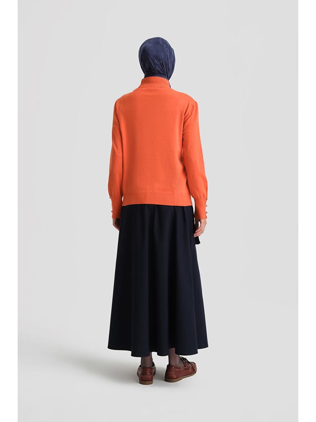 Kargo Cepli Lyocell Etek 24Y1701 Lacivert-2