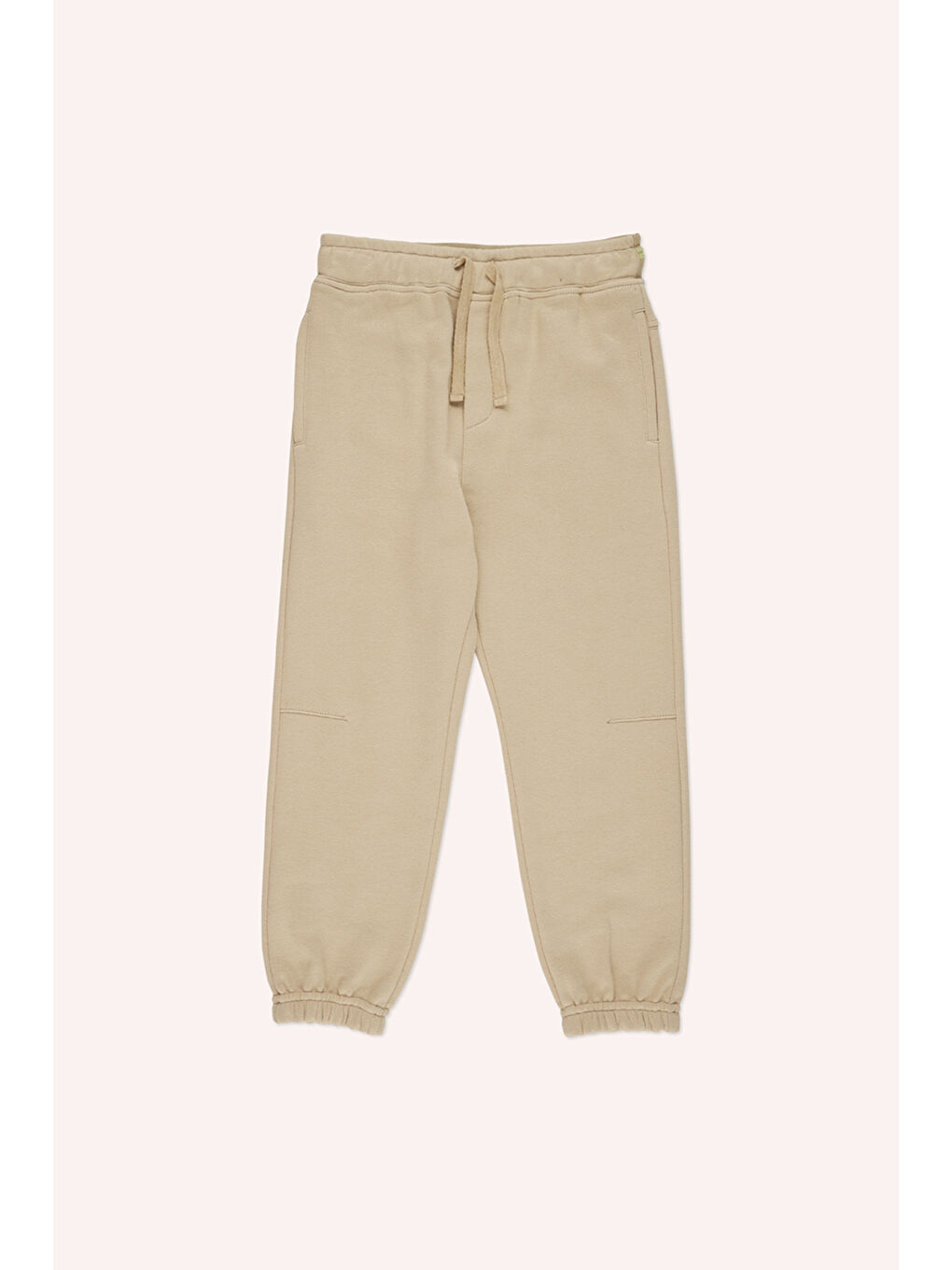 Bej Erkek Çocuk Paçası Lastikli Eşofman Alt-1