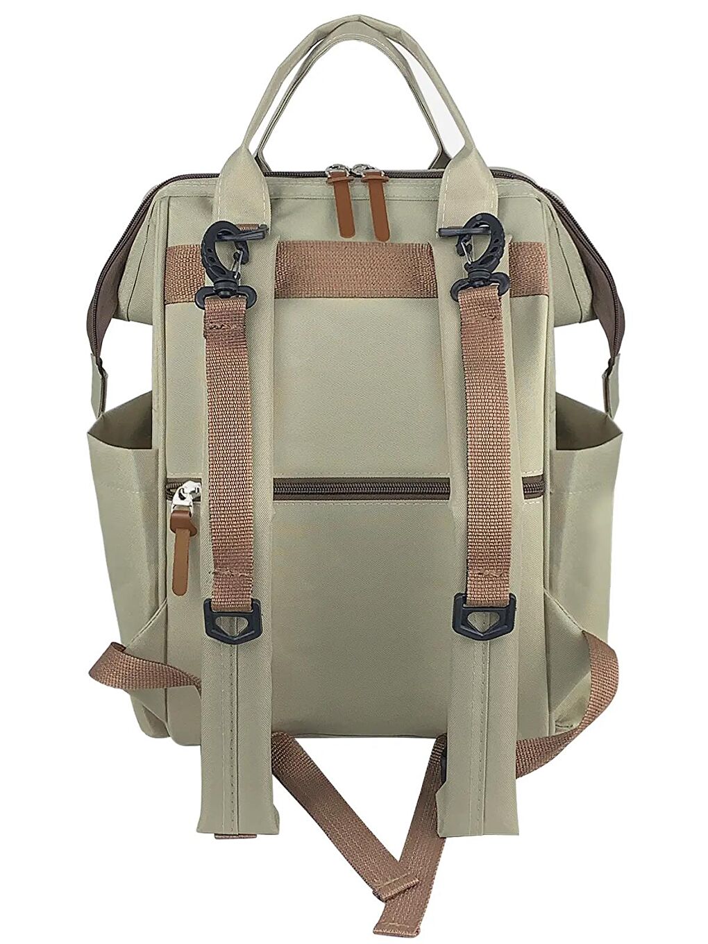 Paris Anne Bebek Bakım Sırt Çantası - Kahverengi Standart-3