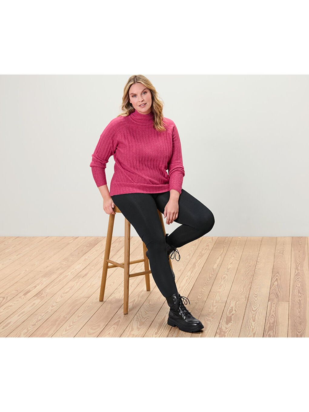 Kadın Kazak, Ribana, Kırmızı-3