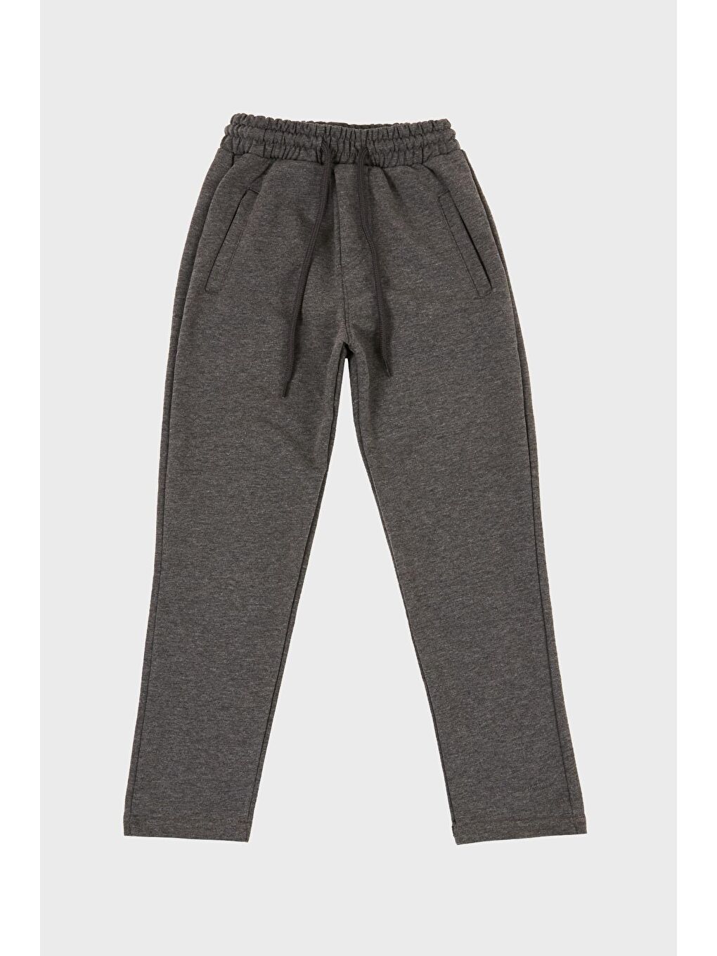 Gri Pamuklu Belden Bağlamalı Cepli Erkek Çocuk Eşofman Altı 59910012351