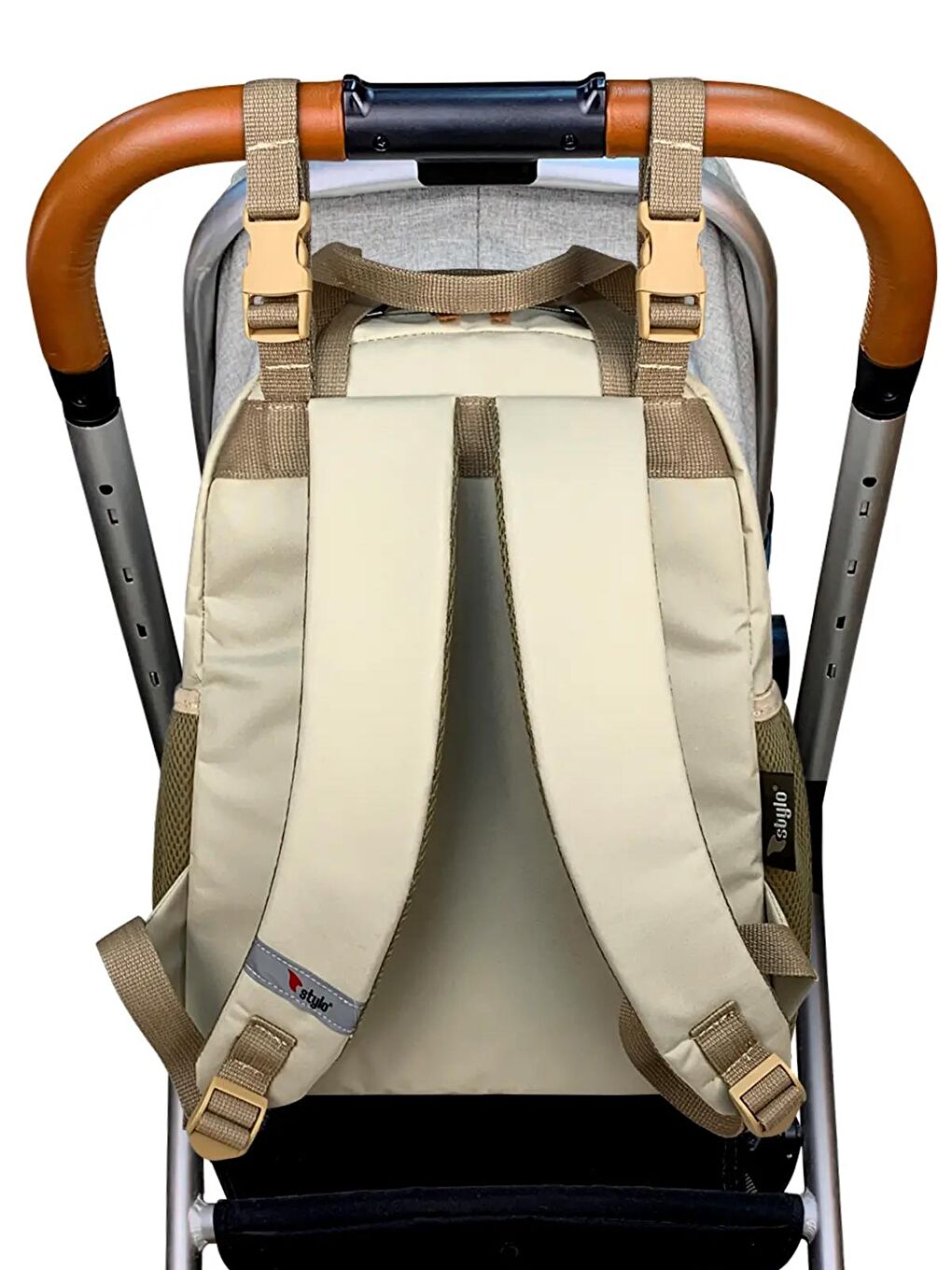 Popi Anne Bebek Bakım ve Sırt Çantası - Bej Standart-1