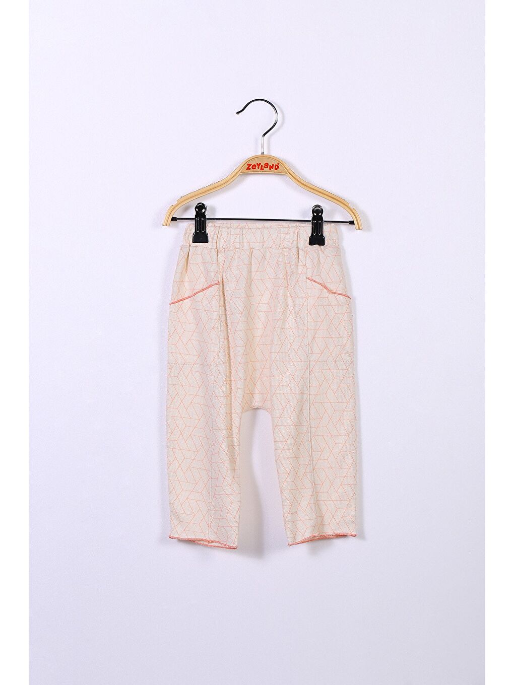 Ekru Kız Bebek Beli Lastikli Tek Alt (3-24Ay)