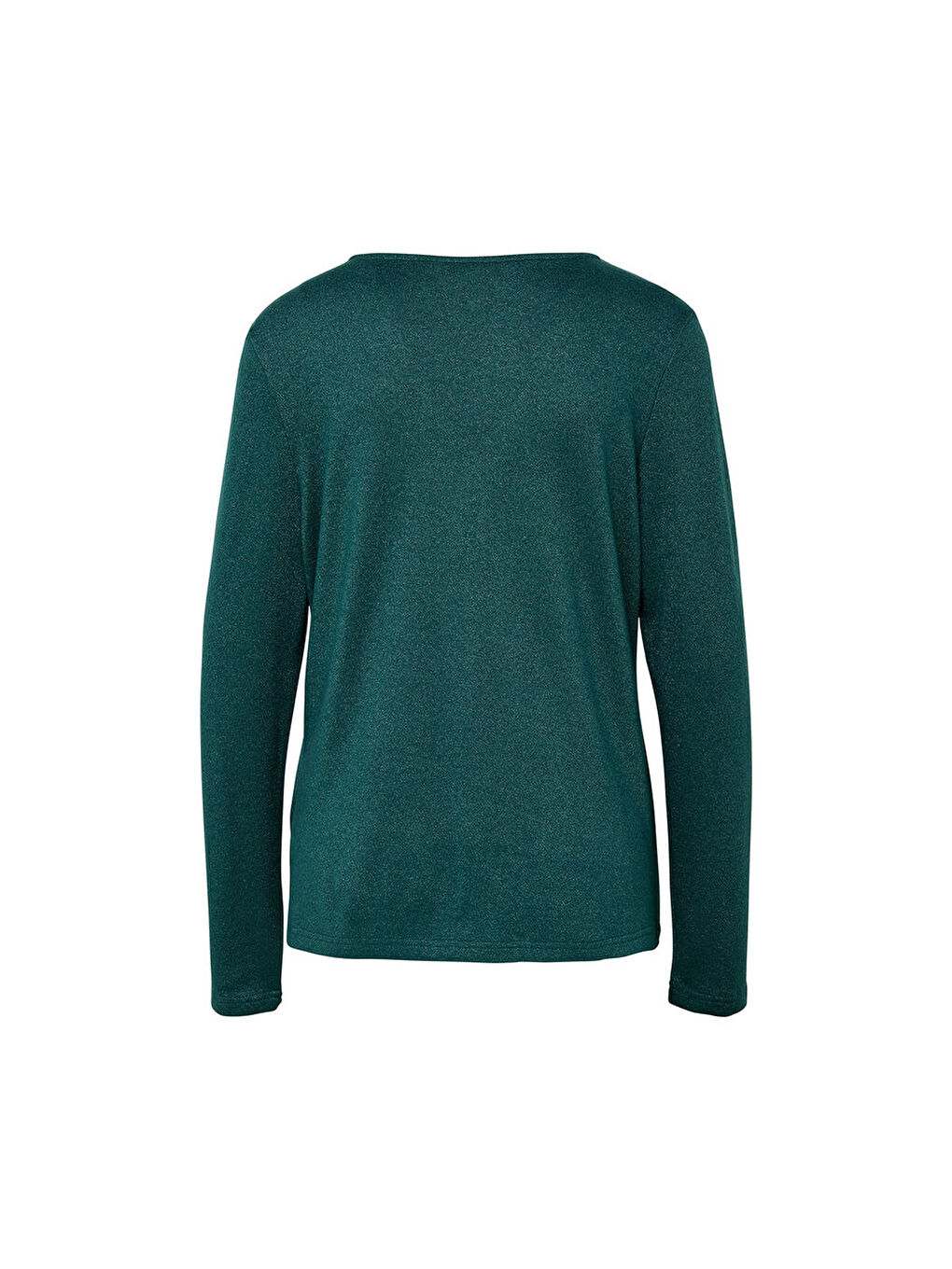 Kadın Bluz, Simli İplik, Petrol-5