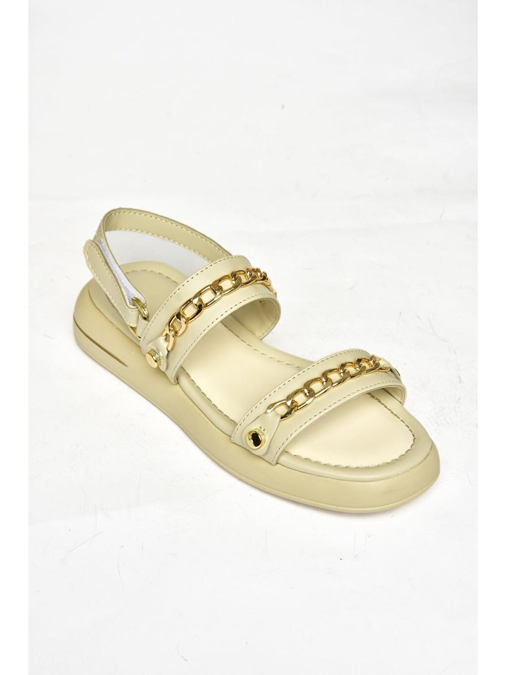 S5181056 Bej Kadın Sandalet-1