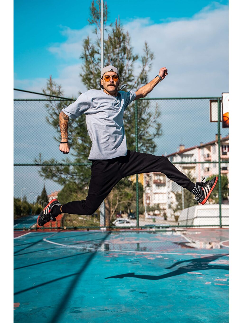 Erkek Siyah Eşofman Altı-4