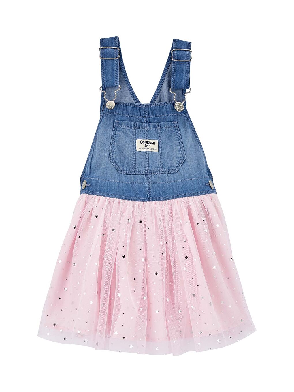 Karışık Kız Bebek Etekli Salopet