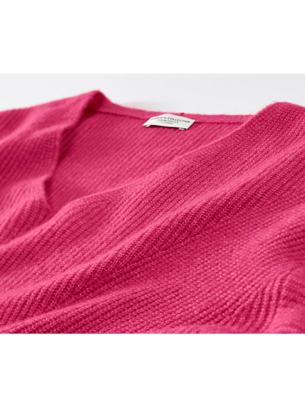 Kadın Kazak, Kalın Örgülü, Kırmızı-4