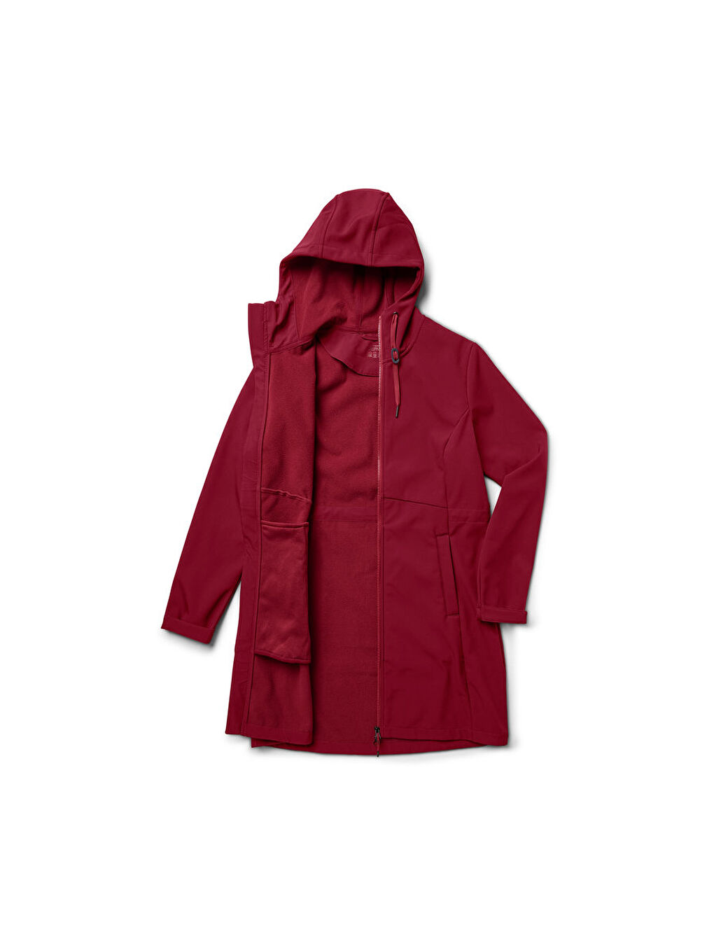 Kadın Softshell Palto, Kırmızı-3