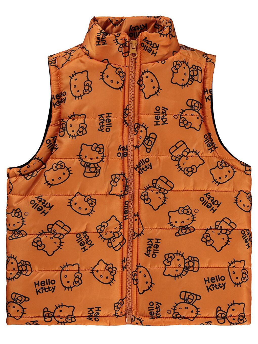 Hello Kitty Kız Çocuk Yelek 2-5 Yaş Turuncu