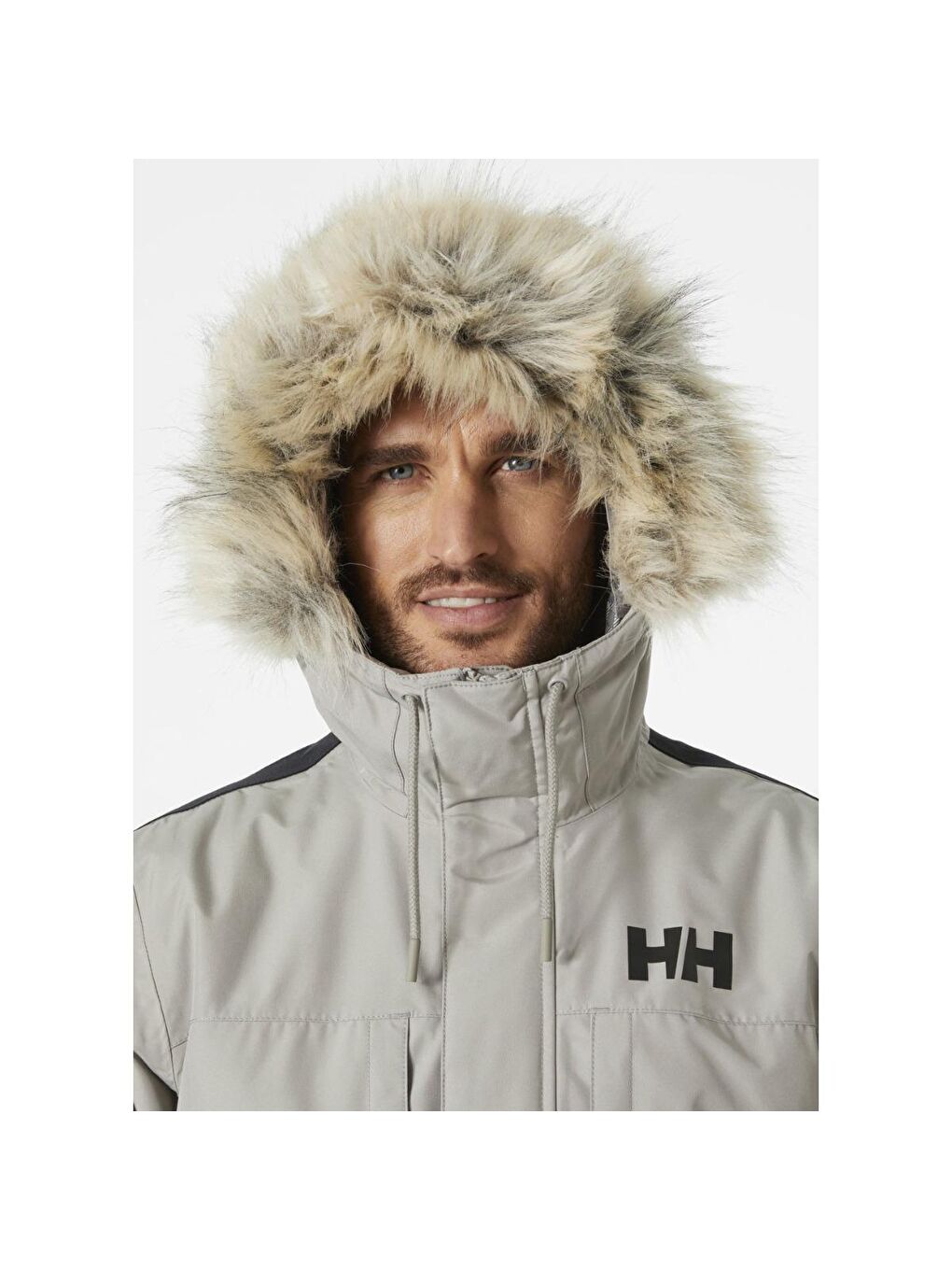 Parka Coastal 3.0 Erkek Gri Kapüşonlu Mont-2