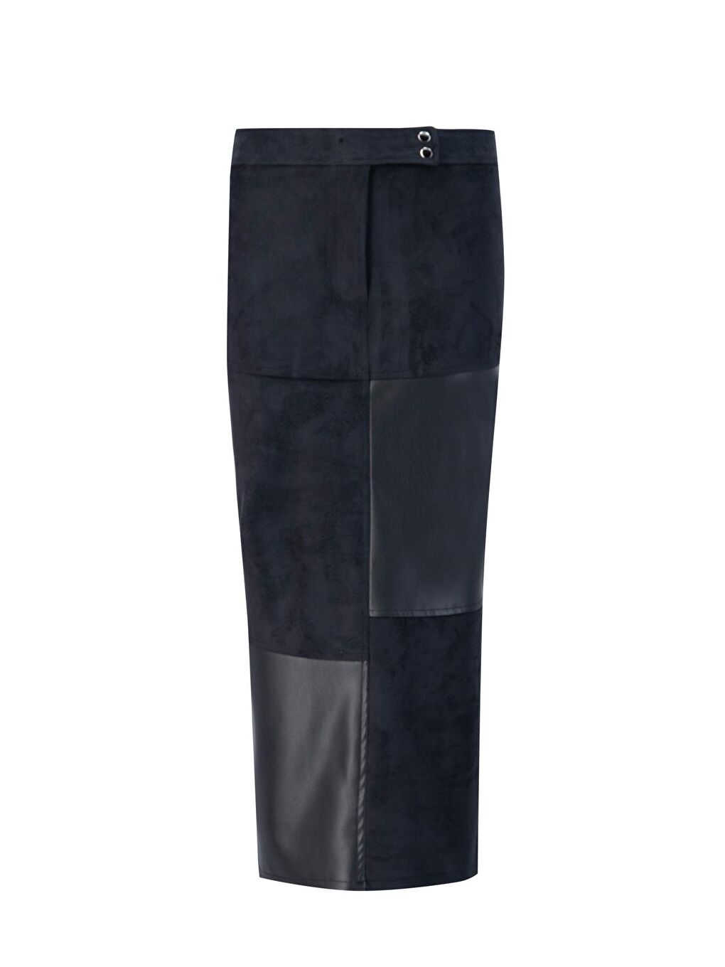 Ters Yüz Kalem Etek 24K1710 Siyah-3