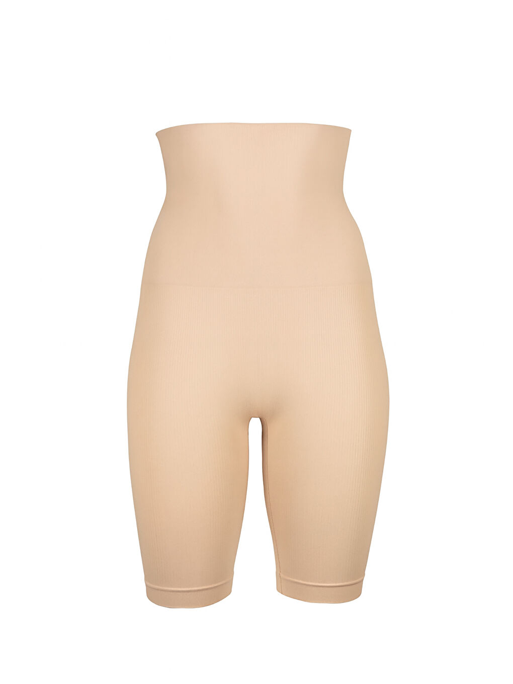 Bej Ten Rengi Seamless Şortlu Karın Korse