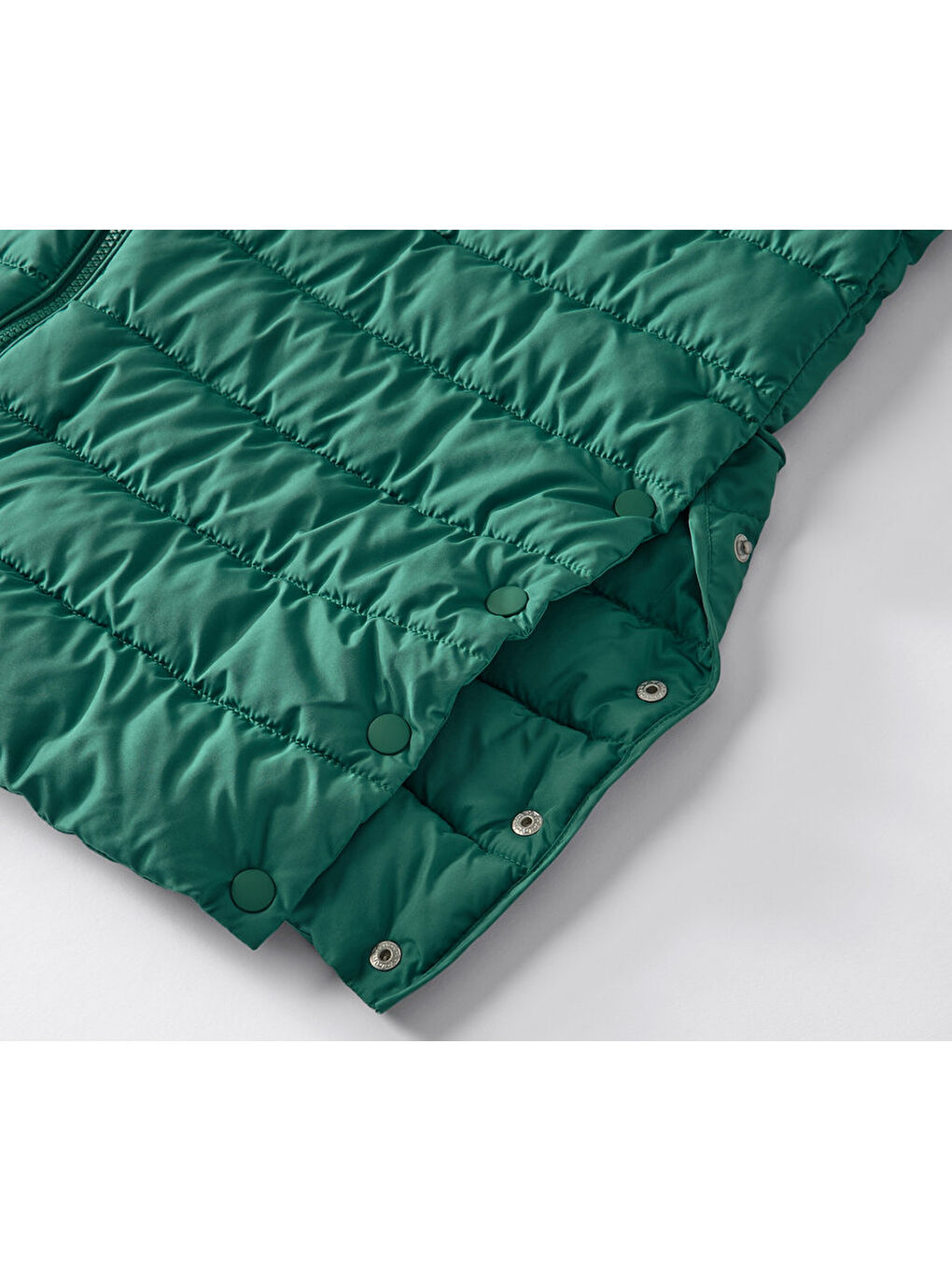 Kadın Kapitone Manto, Petrol-4