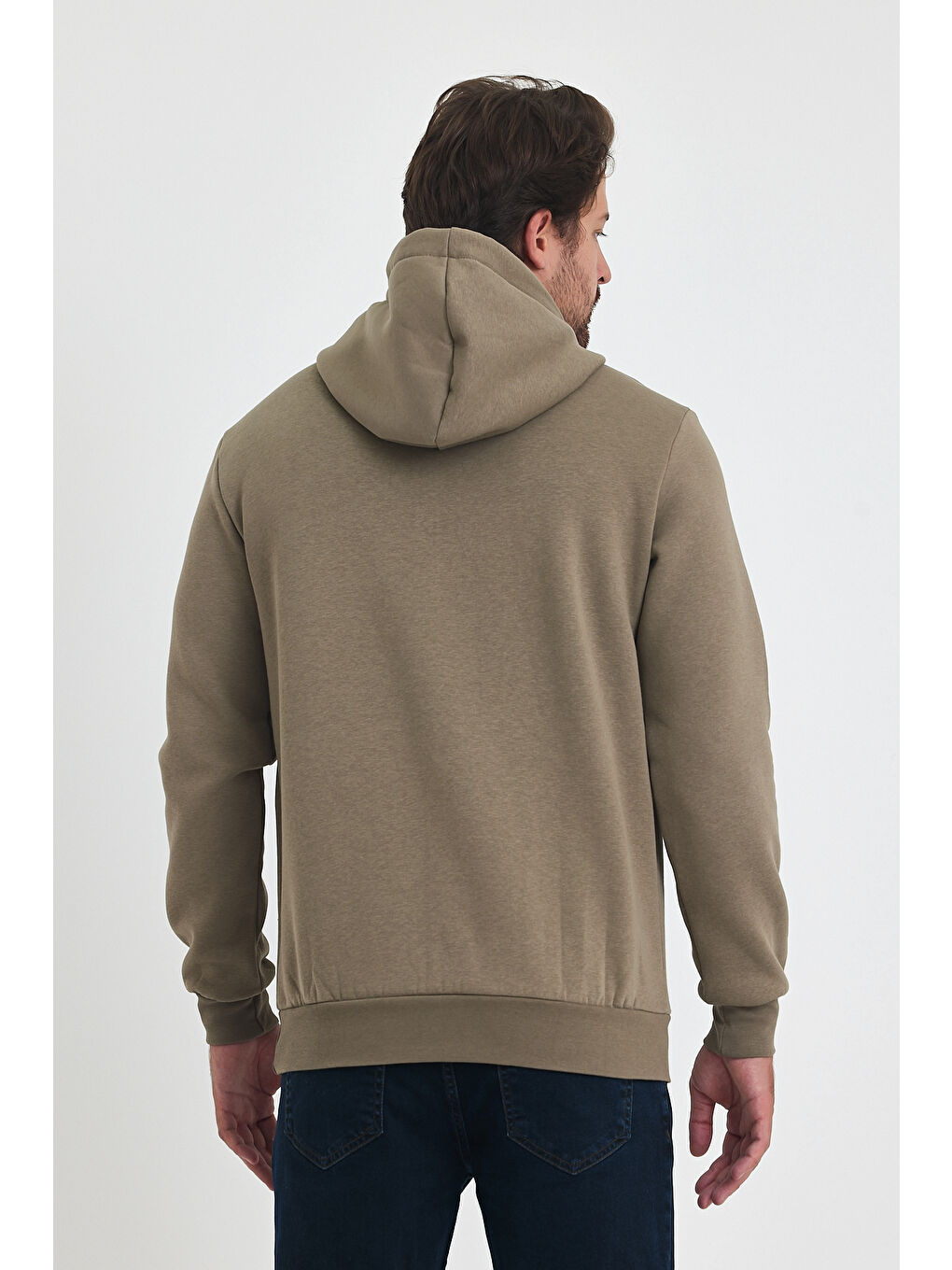 Rodi Vizon 3 İp Şardonlu Kapüşonlu Baskılı Cepli Sweatshirt 5281 - 3