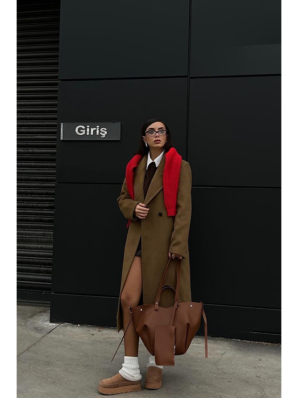 Kahverengi Champ City Omuz Çantası Taba-2