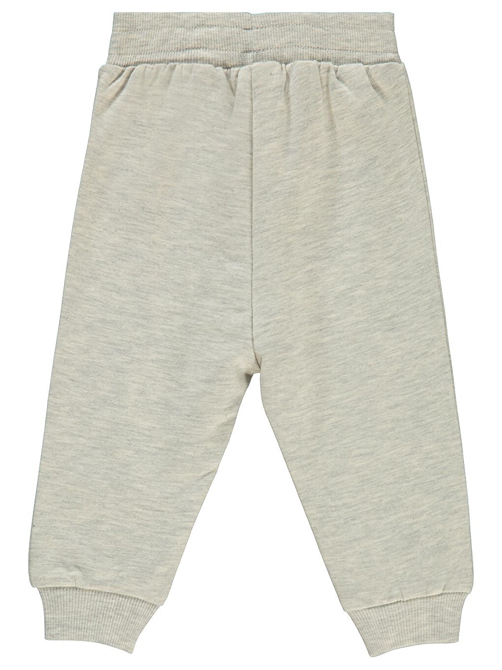 Beyaz Baby Basic Kalp Etiketli 6-18 Ay Eşofman Altı - Gri-1
