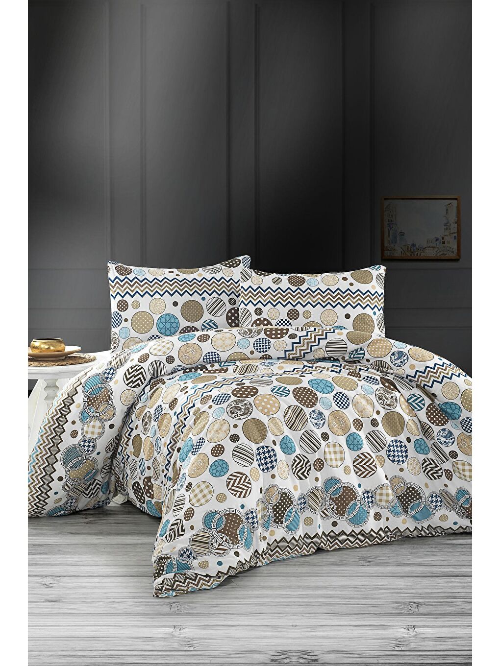 Yeşil Çift Kişilik Nevresim Seti  - 20935