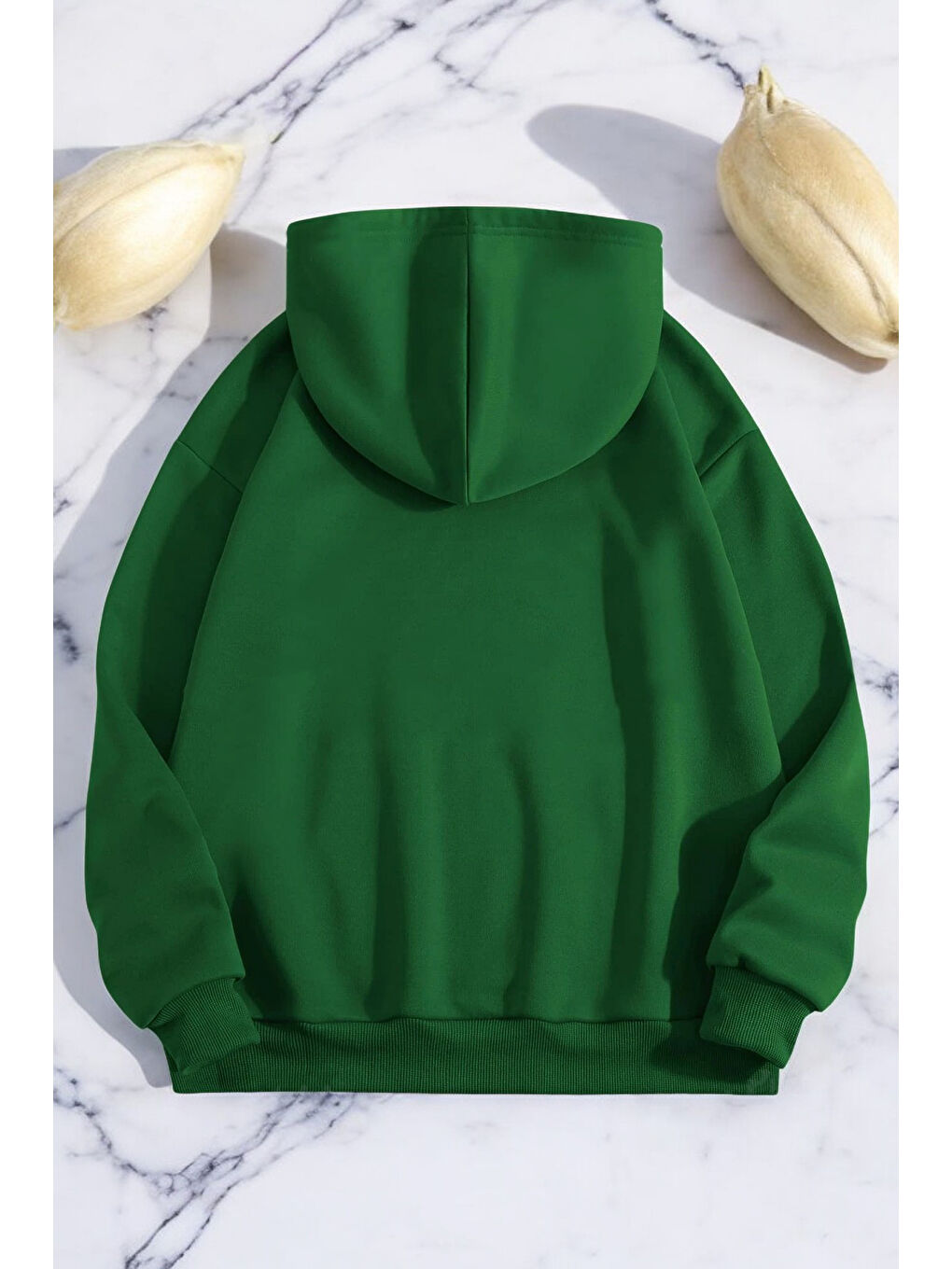 uyguntarz Yeşil Baskılı Unisex Oversize Sweatshirt - 1