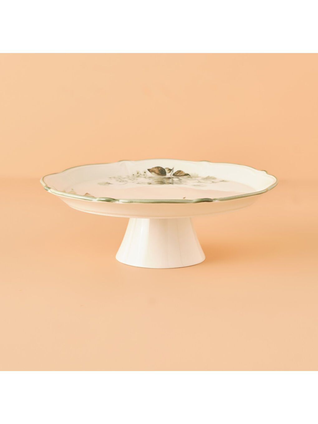 Bella Maison Julia Stoneware Kek Standı Yeşil (32 cm) - 1