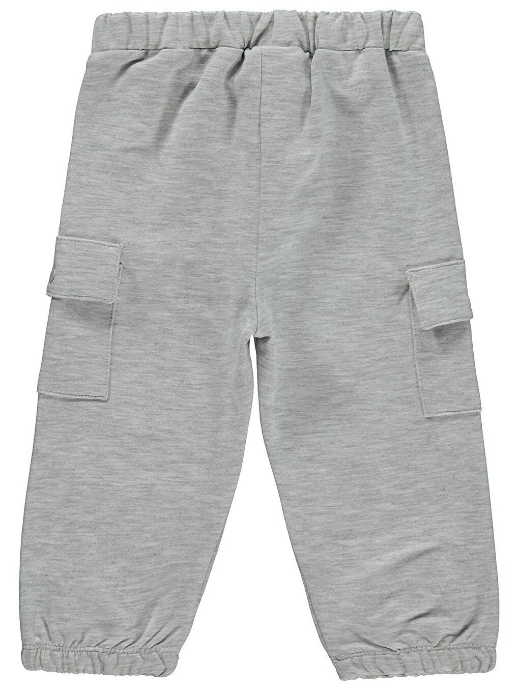 Beyaz Baby Basic Timeless Kargo Cepli 6-18 Ay Eşofman Altı - Gri-1