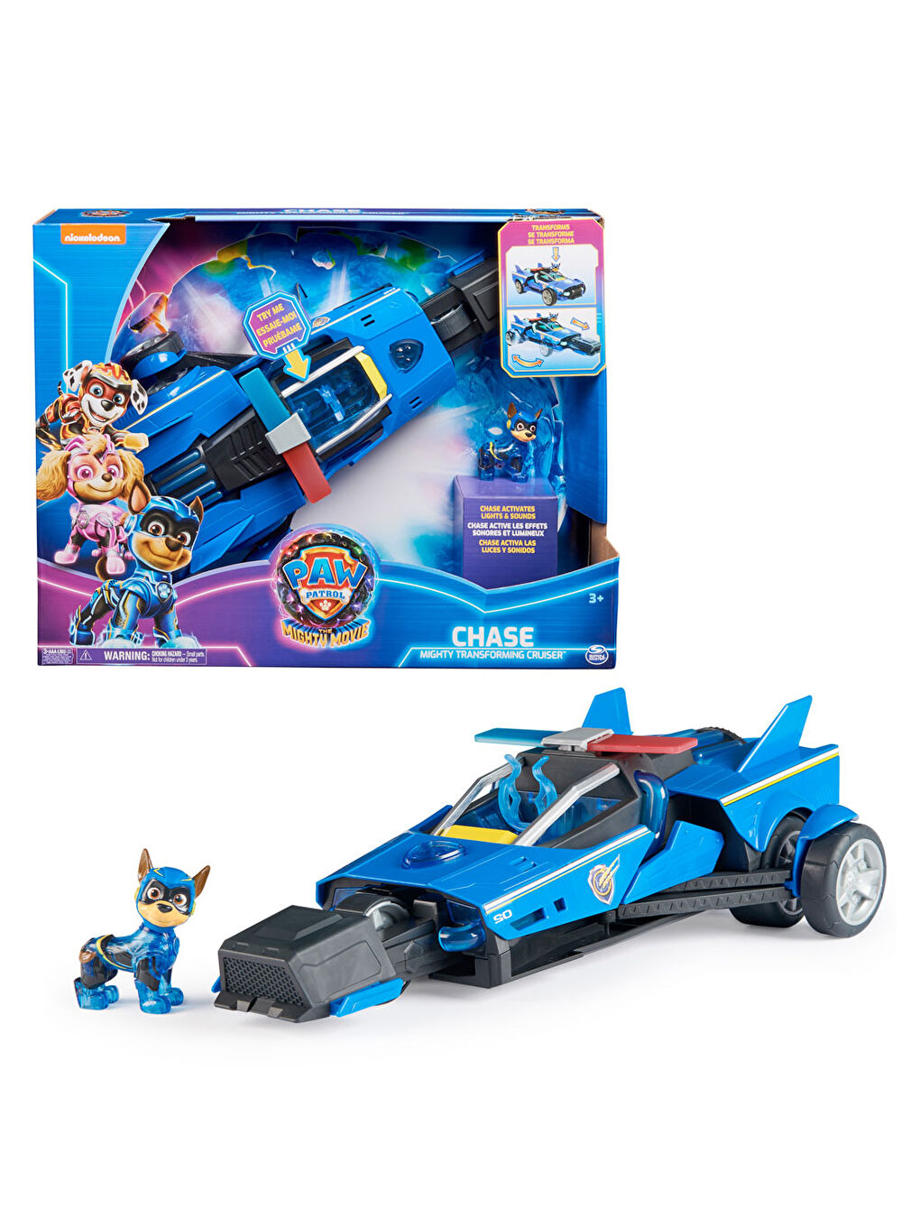 Paw Patrol Renksiz Chase Deluxe Araç 6067497