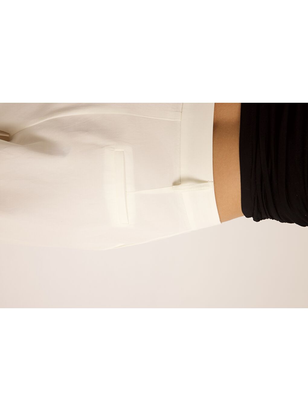 Mandy Kemer Detay Ekru Palazzo Pantolon-7