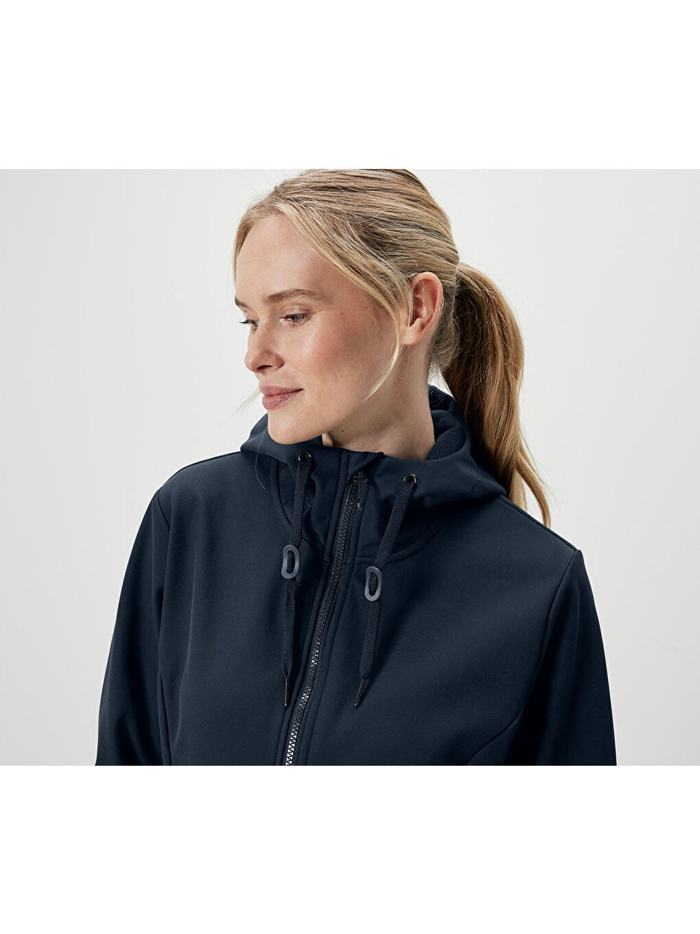 Kadın Softshell Palto, Lacivert-5