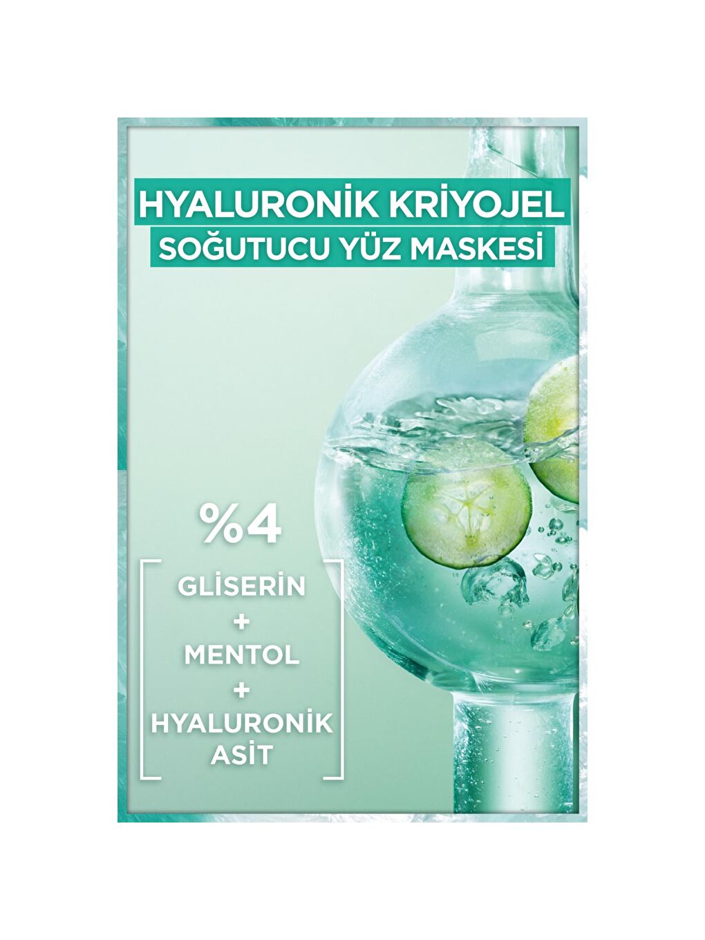 GARNIER Hyaluronik Kriyojel Yorgunluk Karşıtı Soğutucu Yüz Maskesi - 3