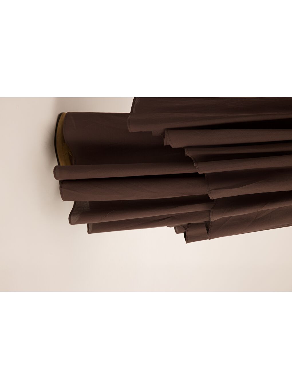 Kahverengi Kevin Çift Kat Kahve Uzun Etek-6