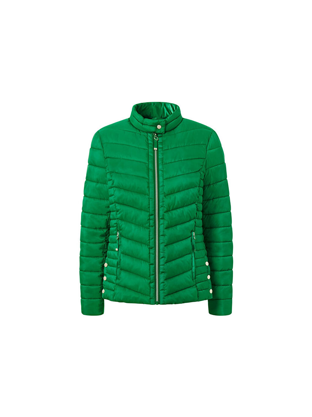 Kadın Kapitone Ceket, Yeşil-2