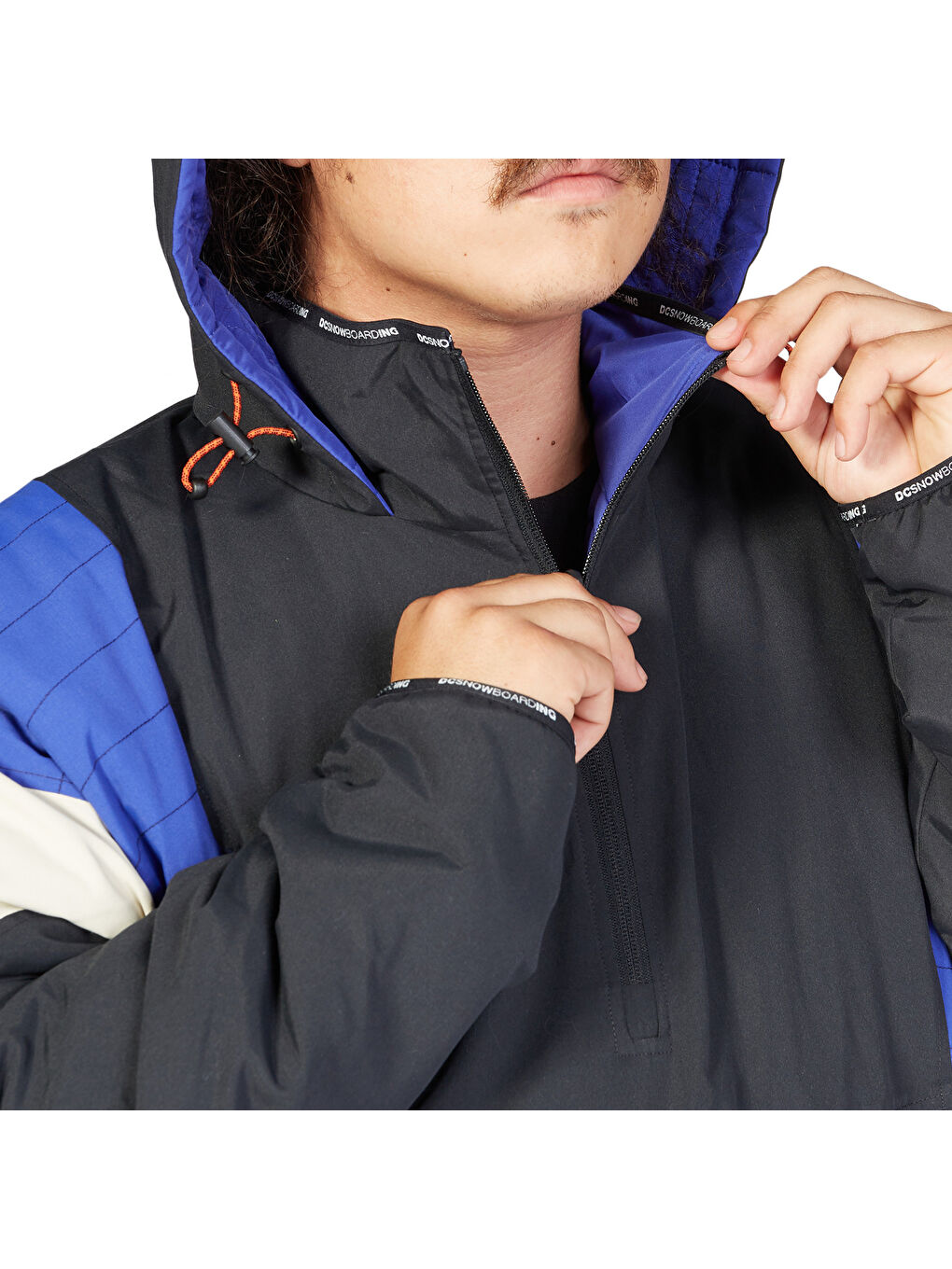 Siyah Erkek Anorak Kayak Montu-6