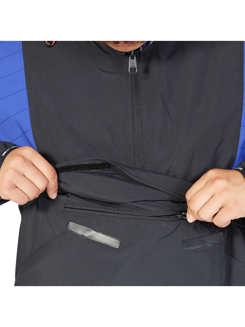 Siyah Erkek Anorak Kayak Montu-7