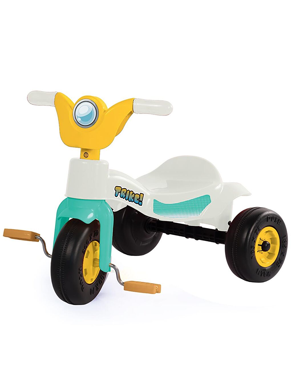 İlk Bisikletim 3 Tekerlekli Çizgili - Yeşil Standart-1