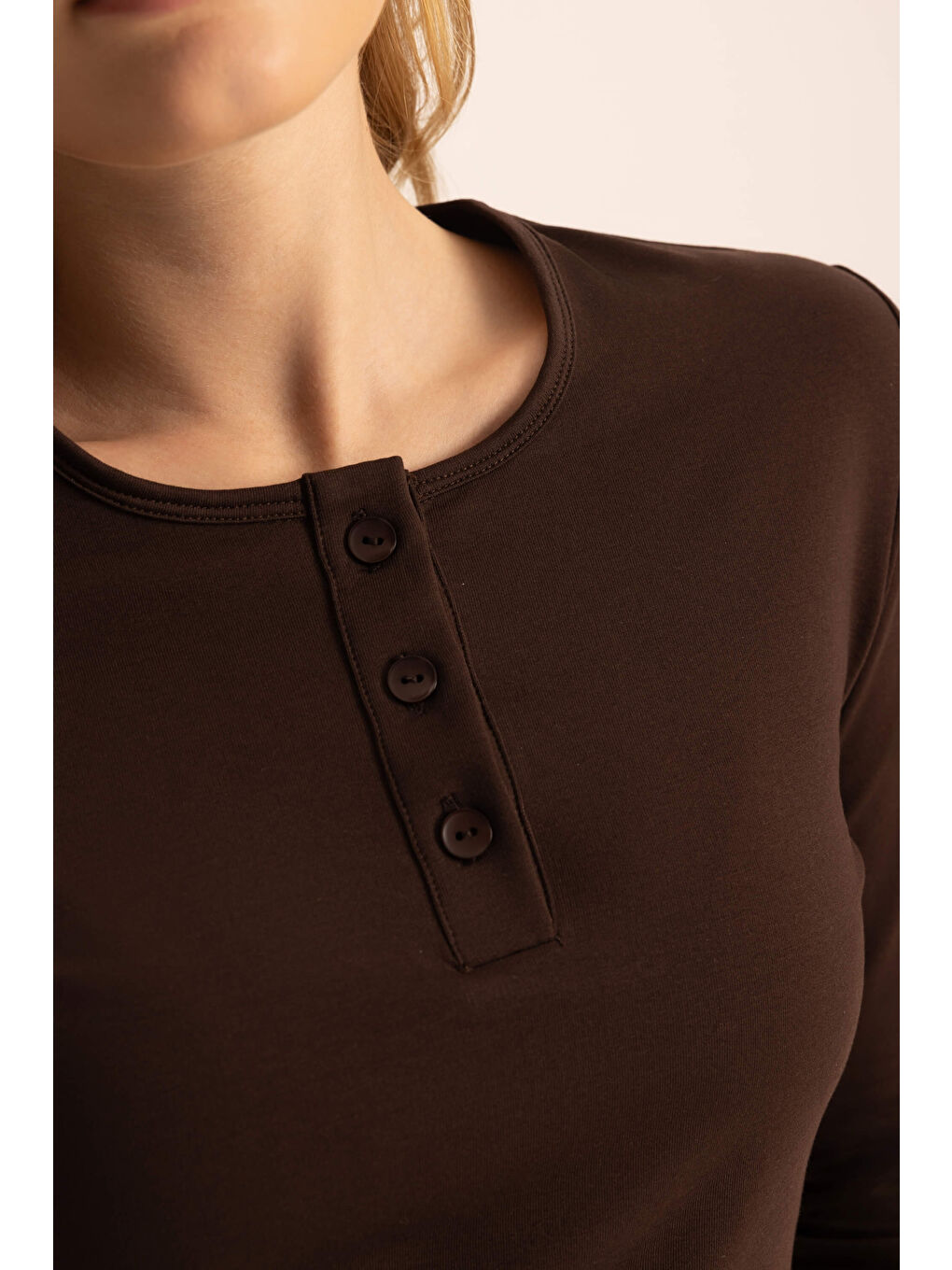 Kahverengi Tuara Basic Kahve Eşofman Takımı-6