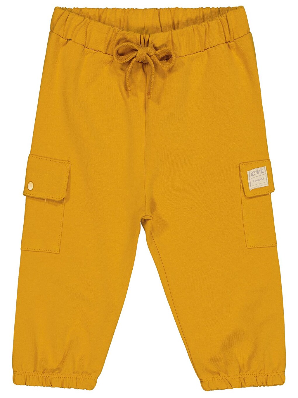 Kahverengi Baby Basic Timeless Kargo Cepli 6-18 Ay Eşofman Altı - Hardal