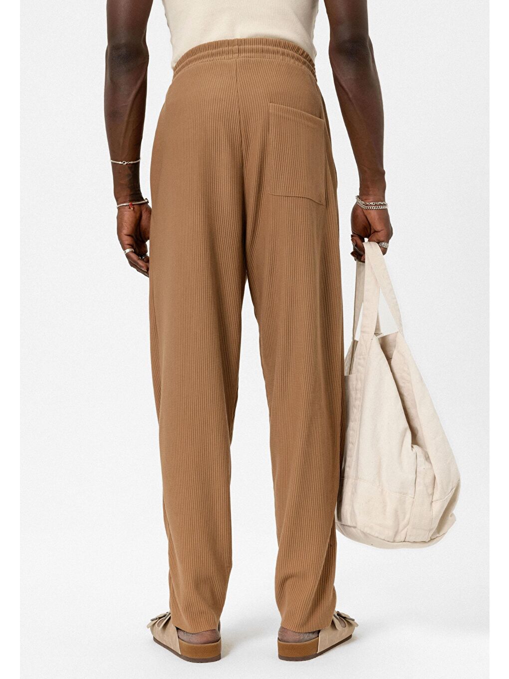 Kahverengi Basic Oversize Ottoman Takım Taba-4