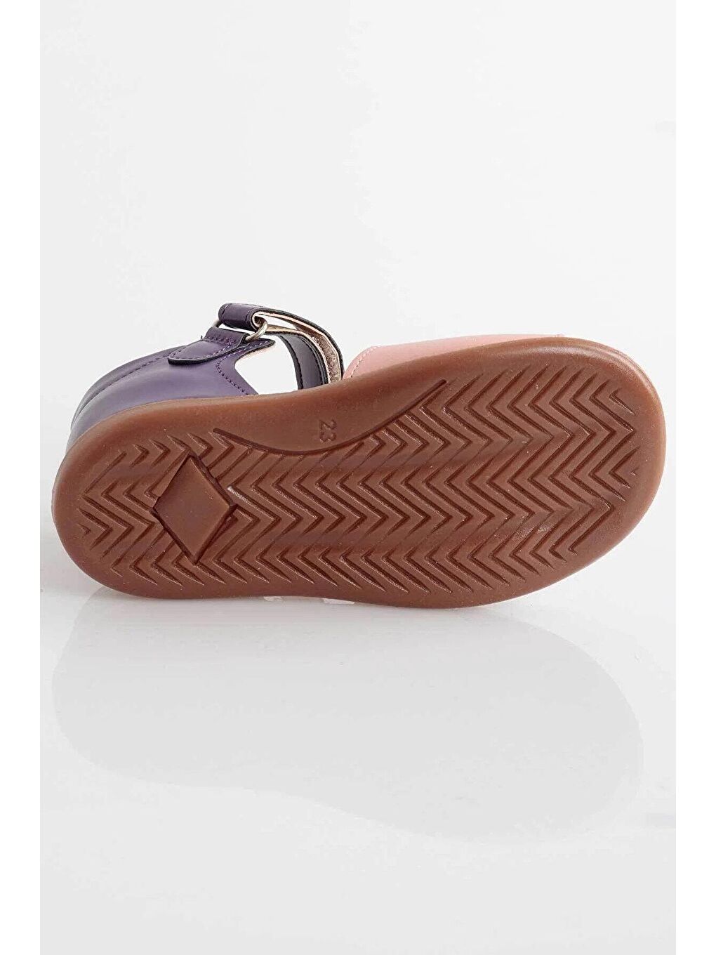 Mor AK214 Kız Çocuk Çiçekli Sandalet-3
