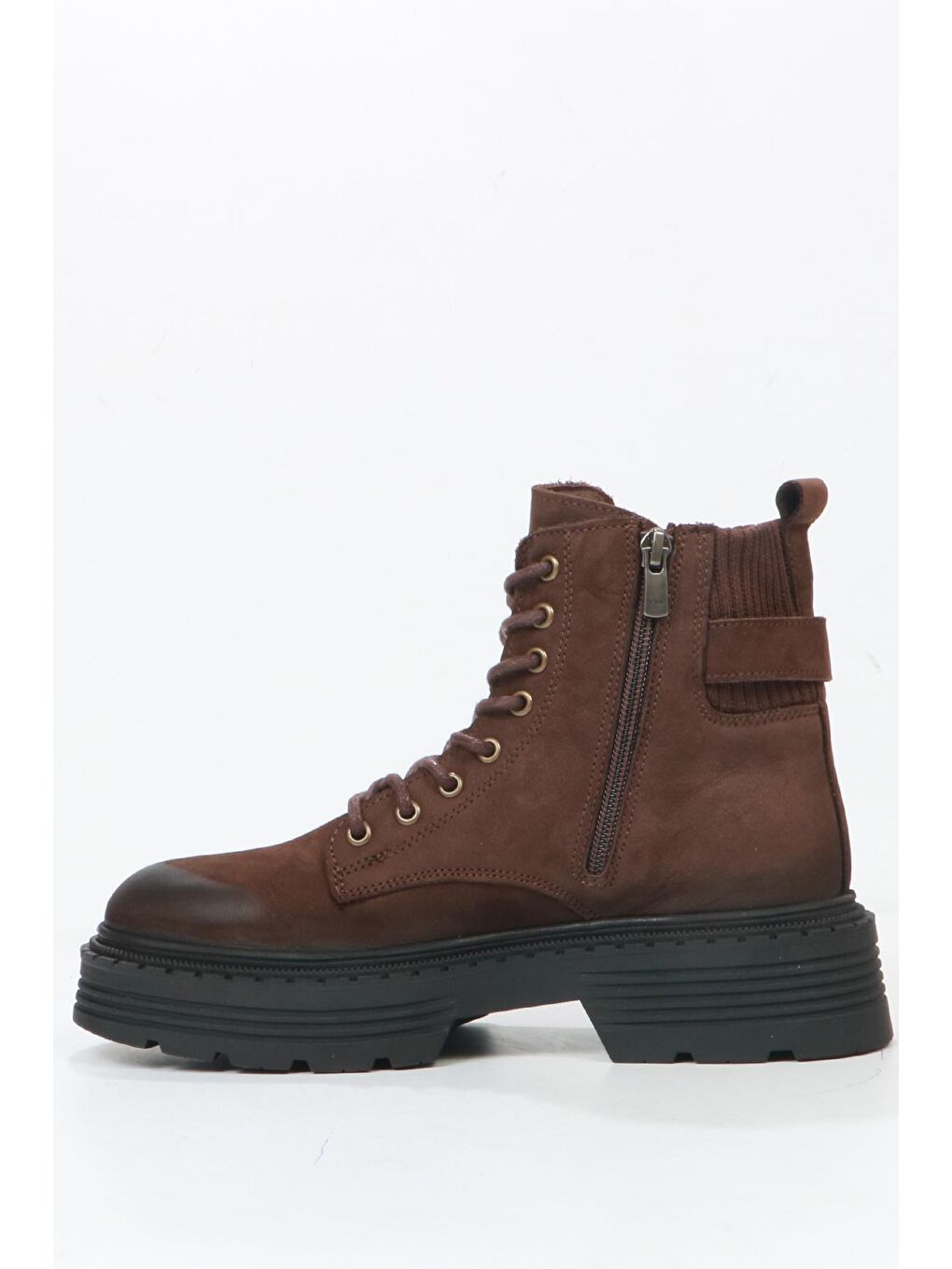 Karışık Carmen Hakiki Deri Kahverengi Kadın Bot 102 23860-Z-3