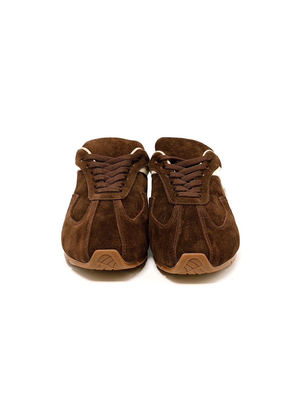 Kahverengi Kadın Sneaker ( Günlük) RC-25Y-187-MIU1005 Kahve Süet- Bej Süet-3