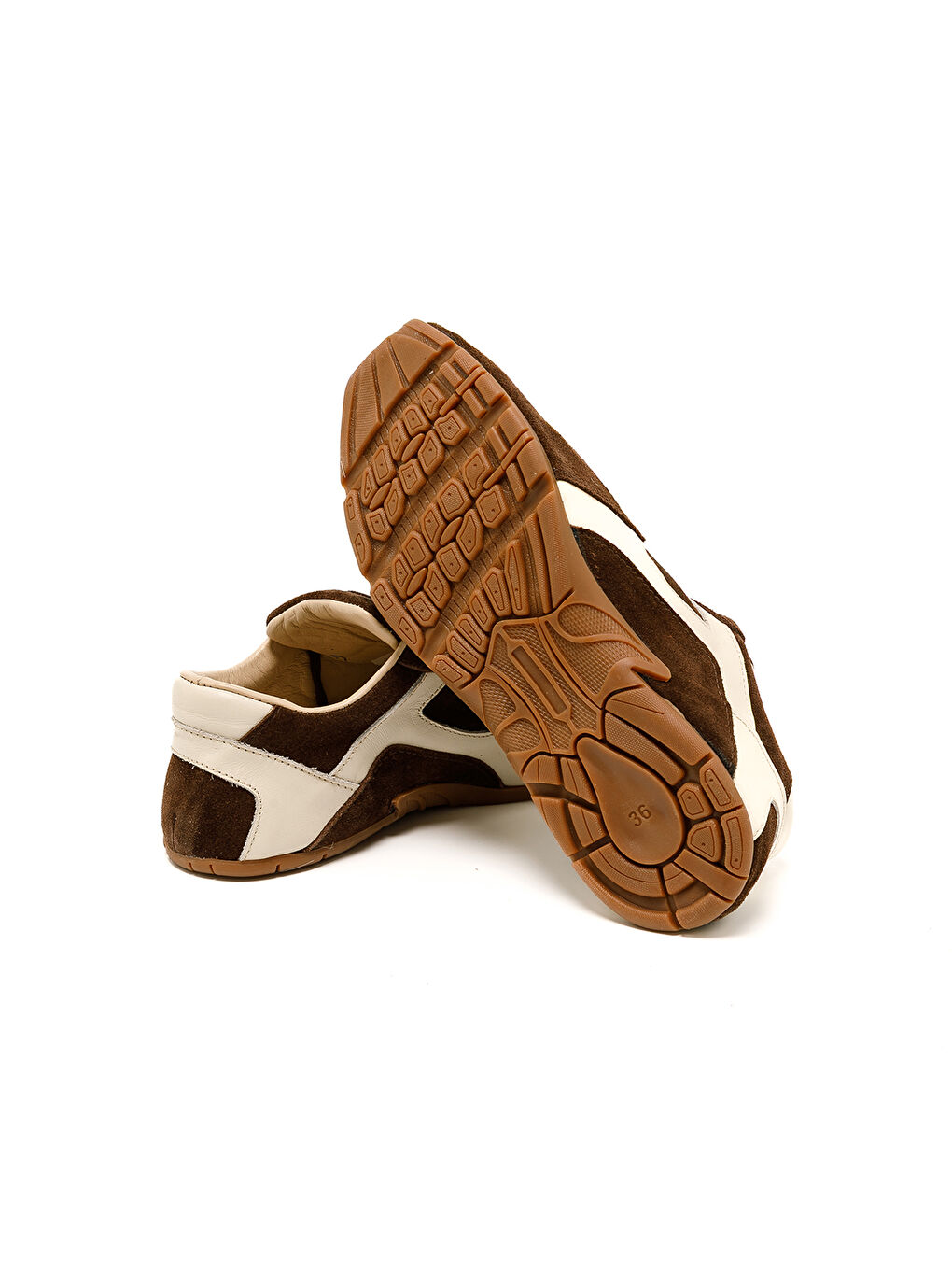 Kahverengi Kadın Sneaker ( Günlük) RC-25Y-187-MIU1005 Kahve Süet- Bej Süet-5