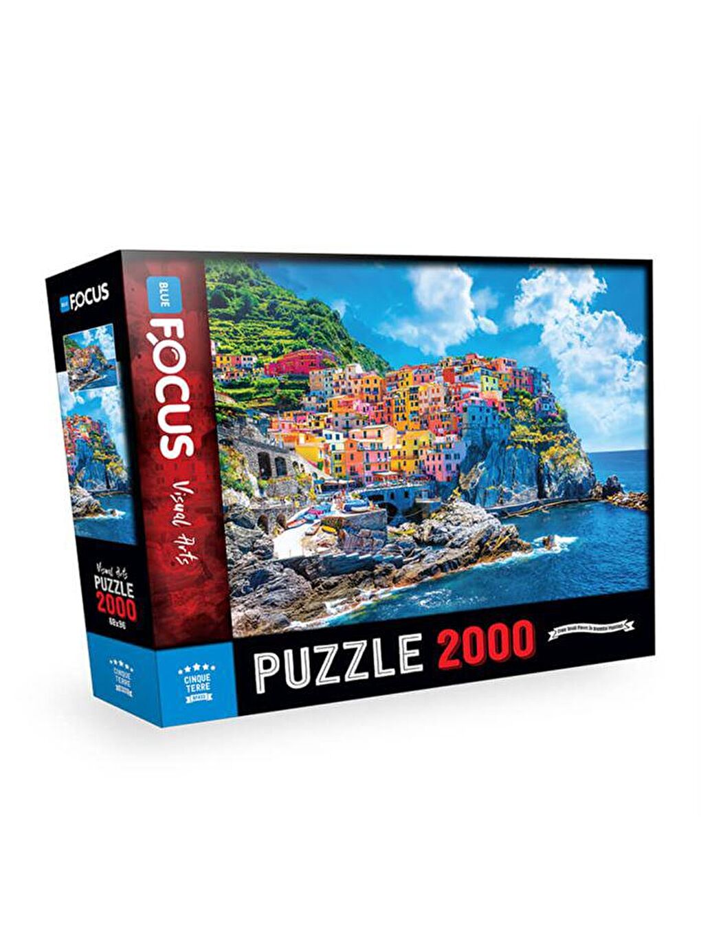 Blue Focus Karışık 2000 Parça Puzzle Cinque Terre