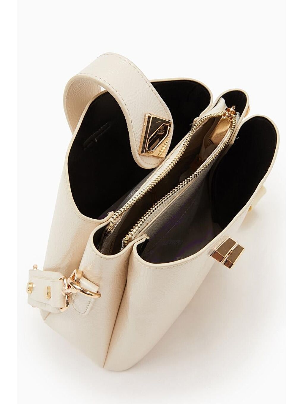 Kahverengi Krem Rugan Kadın Omuz Çantası 930167-4