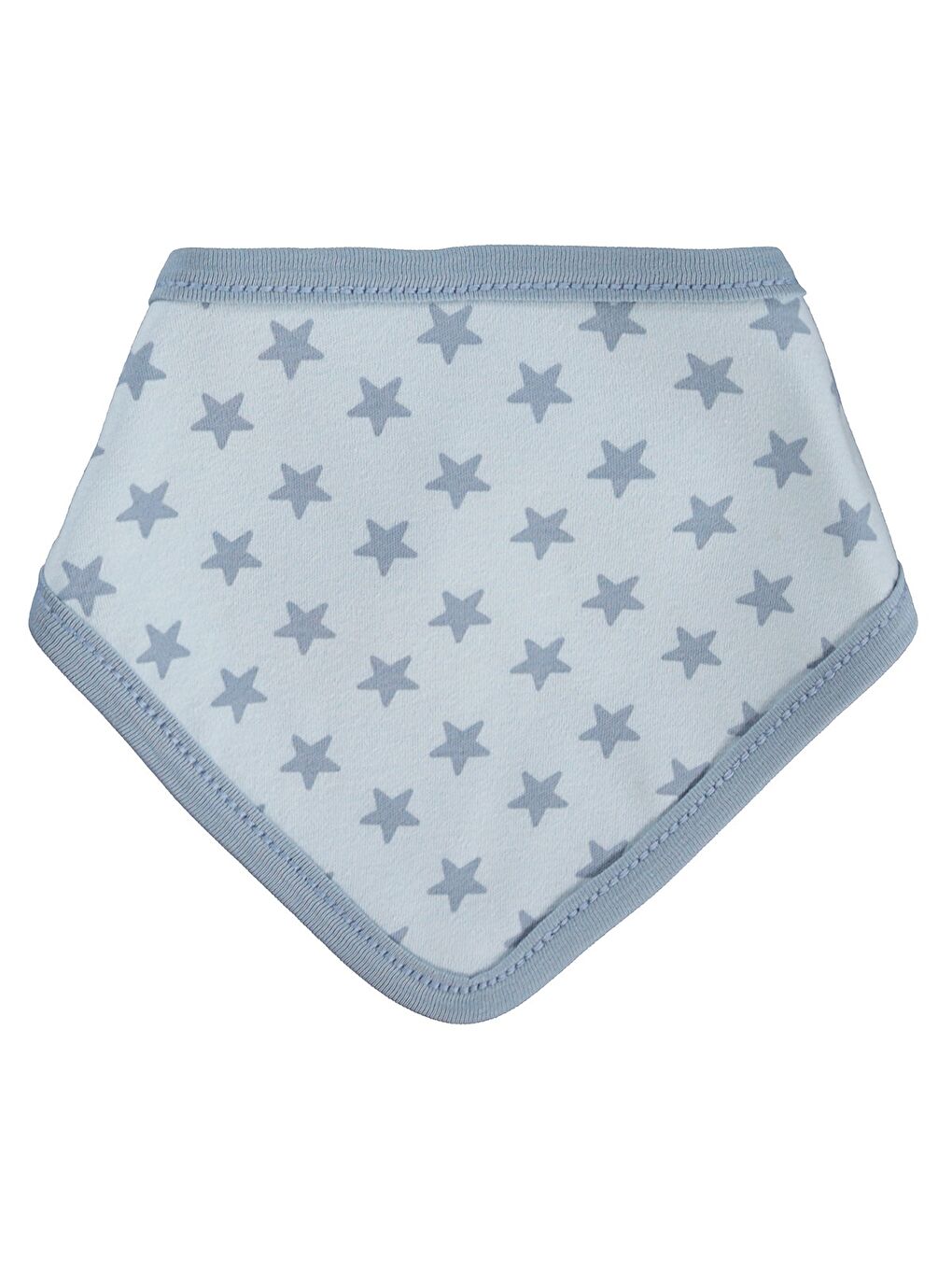 Baby Yıldız Baskılı 2 li Mama Önlüğü - Mavi-2
