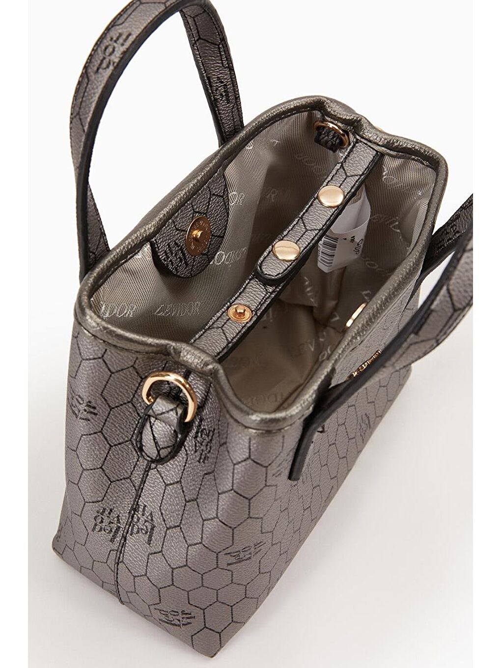 Gri Platin Kadın Omuz Çantası 930163-2