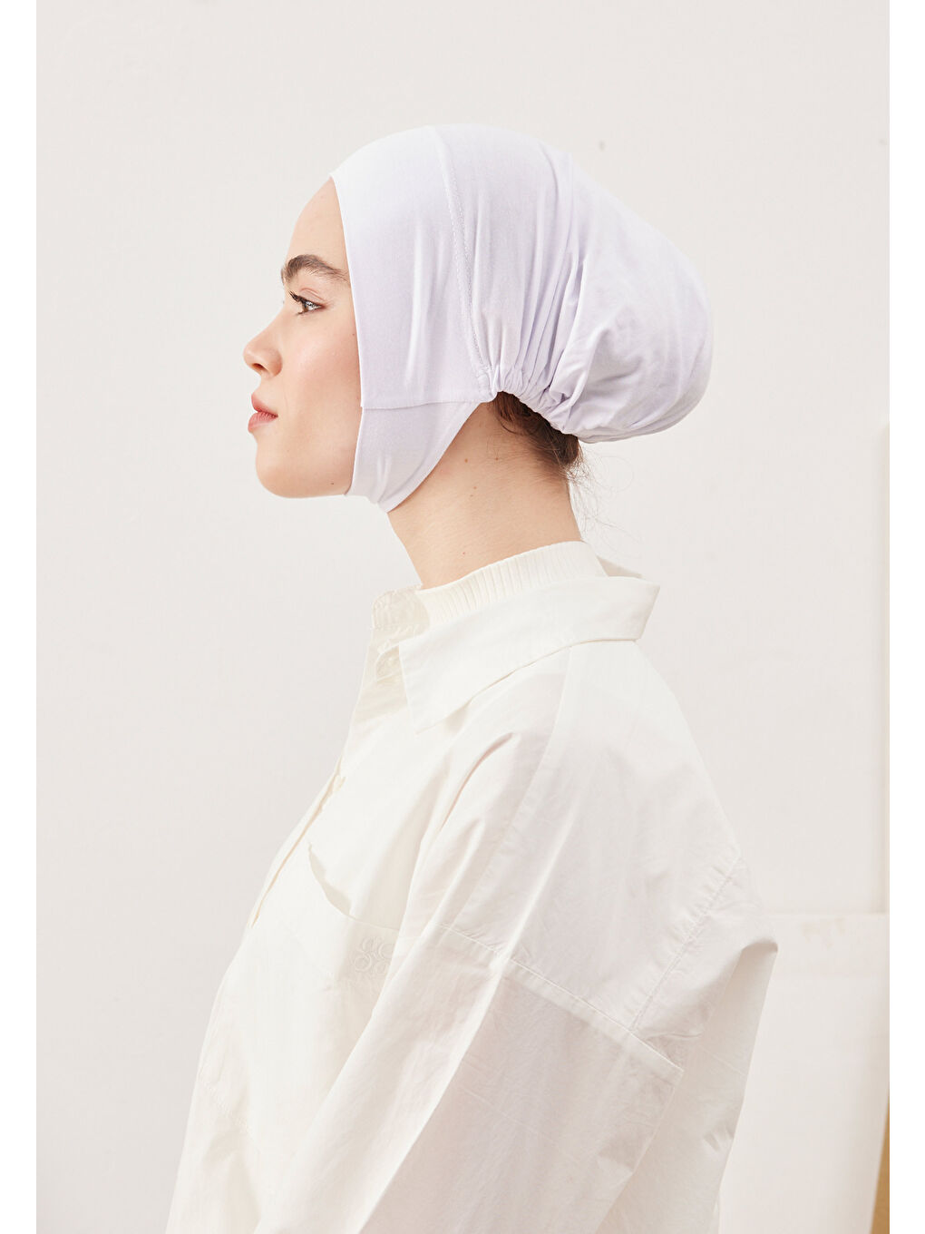 Geniş Hacimli Pratik Bone Beyaz-1